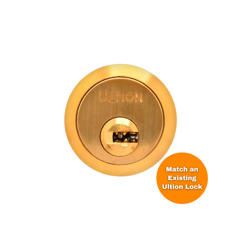 Ultion Rim Cylinder - brass