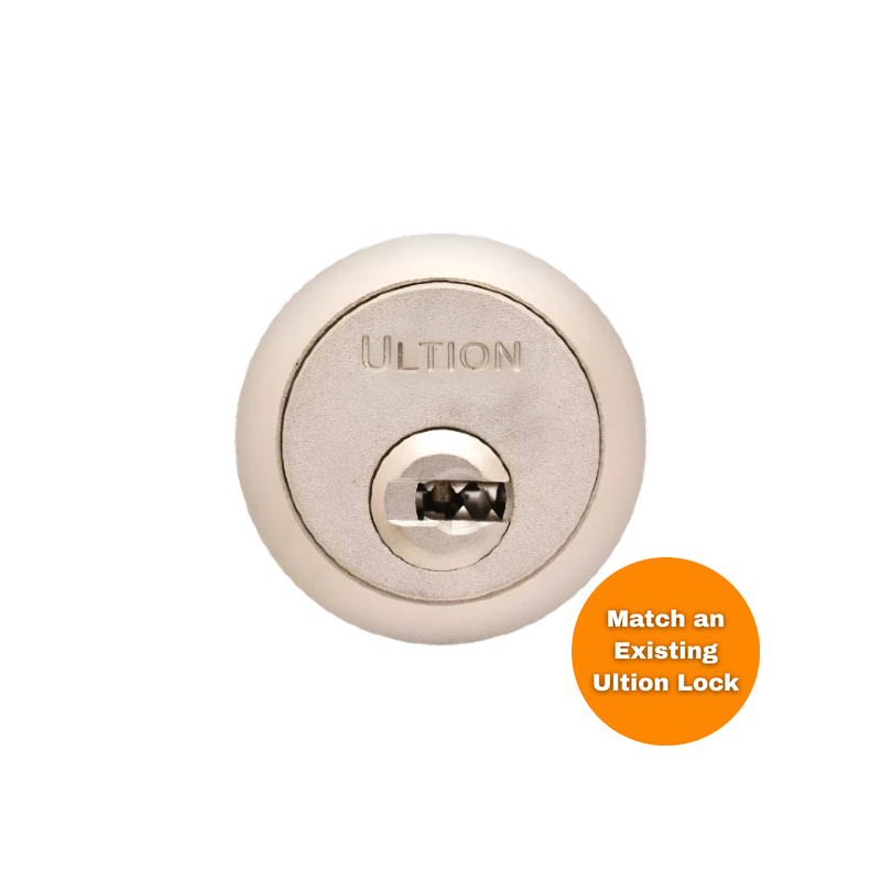 Ultion Rim Cylinder - nickel