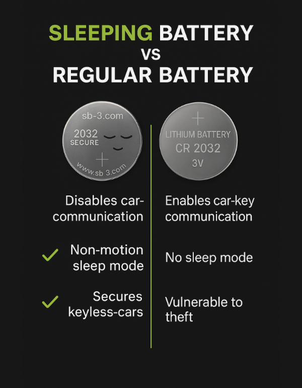 Sleeping battery comparisons