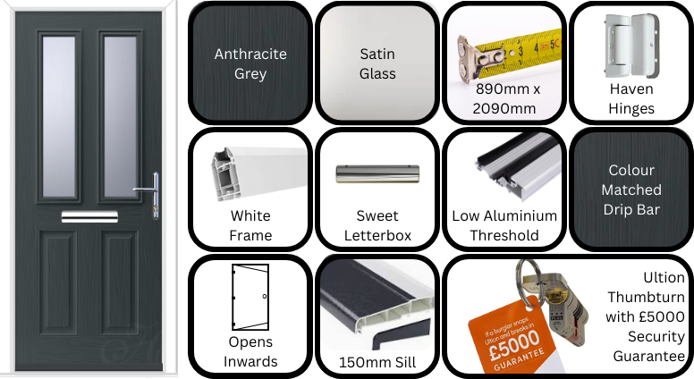Composite Front Door 890 x 2090