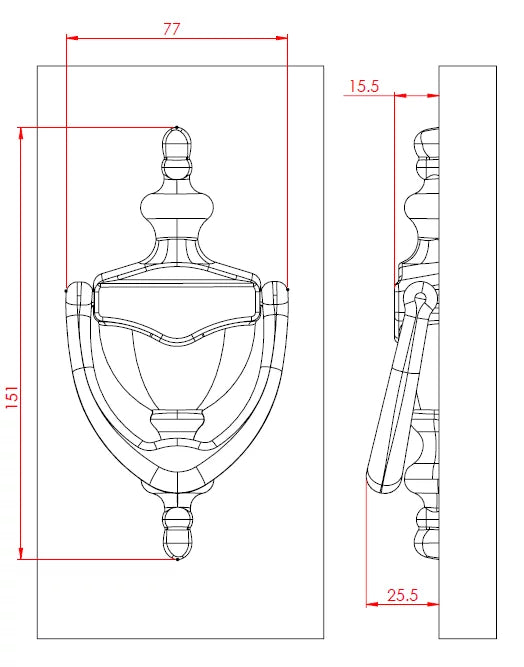 Ultion Sweet Classic Door Knocker