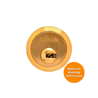 Ultion Rim Cylinder - brass