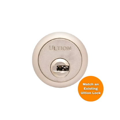 Ultion Rim Cylinder - nickel