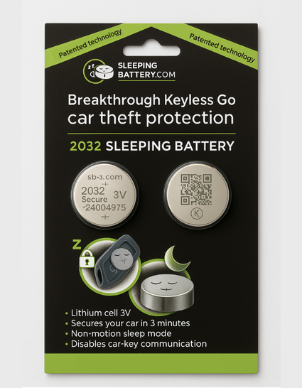 Sleeping Battery - CR2032 - Twin Pack