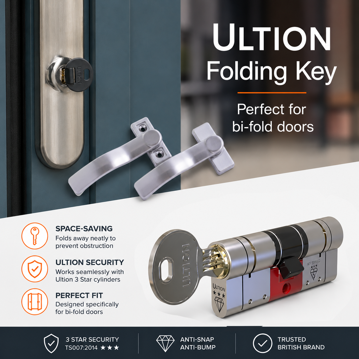 Warmcore Bifold Main Door Handle